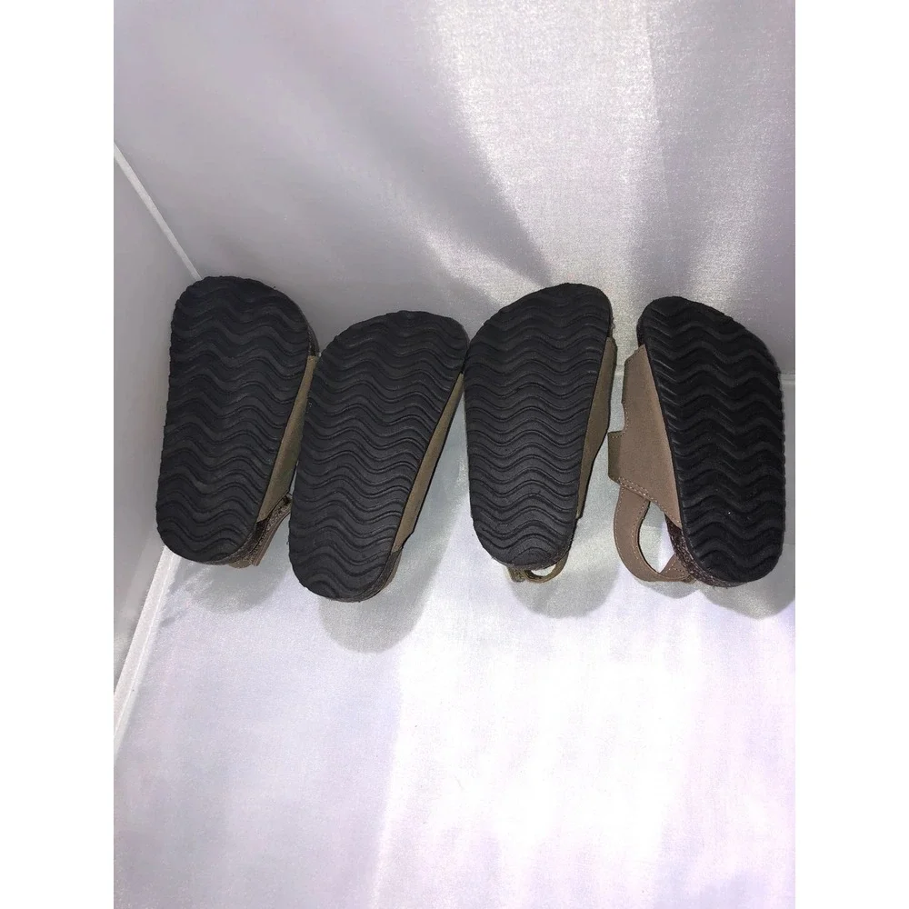 Academy BCG Toddler Sandals Tan Brown Buckle Strap Set Sizes 5D 6D 10796103